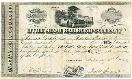 Little Miami Railroad Co., 1853